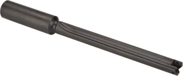Allied Machine and Engineering - Series 0, 33/64 to 11/16" Diam, 3/4" Diam Straight Shank, Straight Flute Spade Drill - 4-1/2" Max Depth, 5-27/64" Body Length, 7-11/16" OAL, Extended Length, Through Coolant - Apex Tool & Supply