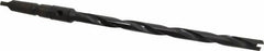 Allied Machine and Engineering - Series 1, 45/64 to 15/16" Diam, 3MT Taper Shank, Helical Flute Spade Drill - 10-3/4" Max Depth, 13-39/64" Body Length, 17-5/32" OAL, Extended Length, Through Coolant - Apex Tool & Supply
