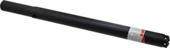 Allied Machine and Engineering - Series 3, 1-13/32 to 1-7/8" Diam, 1-1/4" Diam Straight Shank, Straight Flute Spade Drill - 13-3/4" Max Depth, 15-3/16" Body Length, 19" OAL, Extended Length, Through Coolant - Apex Tool & Supply