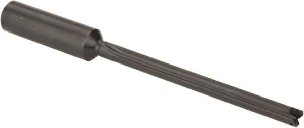 Allied Machine and Engineering - Series Y, 3/8 to 27/64" Diam, 3/4" Diam Straight Shank, Straight Flute Spade Drill - 4-3/8" Max Depth, 5-1/4" Body Length, 7-17/32" OAL, Extended Length, Through Coolant - Apex Tool & Supply