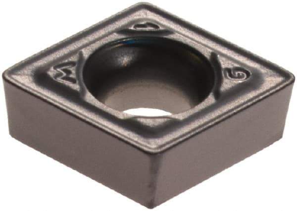 Iscar - CCMT2-1 WG Grade IC907 Carbide Turning Insert - TiAlN/TiN Finish, 80° Diamond, 1/4" Inscr Circle, 3/32" Thick, 1/64" Corner Radius - Apex Tool & Supply