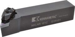 Kennametal - NP.., -5° Lead Angle NKLN External Right Hand Indexable Profiling Toolholder - 1" Shank Height x 1" Shank Width, 5" Long, Steel - Apex Tool & Supply