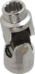 Proto - 3/8", 3/8" Drive, Standard Hand Socket - 12 Points, 1-3/4" OAL, Alloy Steel, Chrome Finish - Apex Tool & Supply