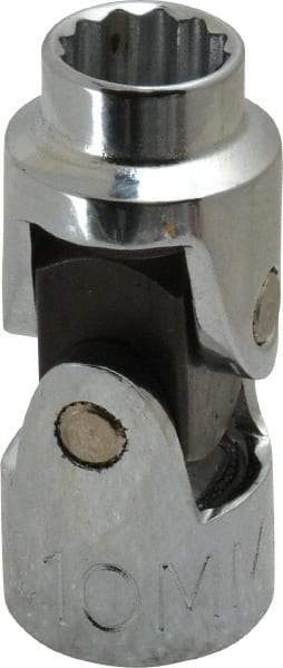 Proto - 3/8" Drive, Standard Hand Socket - 12 Points, 1-3/4" OAL, Alloy Steel, Chrome Finish - Apex Tool & Supply