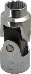 Proto - 3/8" Drive, Standard Hand Socket - 12 Points, 1-3/4" OAL, Alloy Steel, Chrome Finish - Apex Tool & Supply