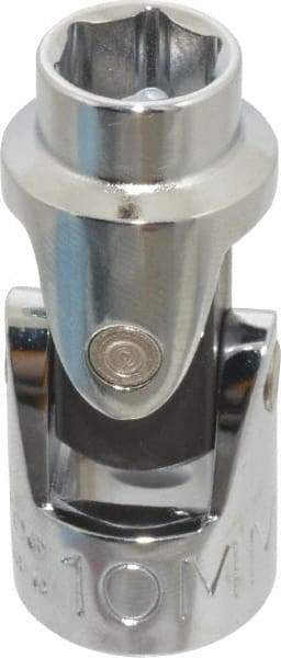 Proto - 3/8" Drive, Standard Hand Socket - 6 Points, 1-3/4" OAL, Alloy Steel, Chrome Finish - Apex Tool & Supply