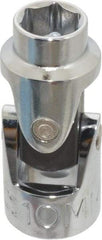 Proto - 3/8" Drive, Standard Hand Socket - 6 Points, 1-3/4" OAL, Alloy Steel, Chrome Finish - Apex Tool & Supply