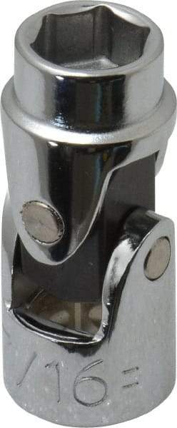 Proto - 7/16", 3/8" Drive, Standard Hand Socket - 6 Points, 1-3/4" OAL, Alloy Steel, Chrome Finish - Apex Tool & Supply