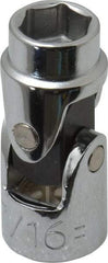 Proto - 7/16", 3/8" Drive, Standard Hand Socket - 6 Points, 1-3/4" OAL, Alloy Steel, Chrome Finish - Apex Tool & Supply