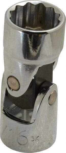 Proto - 9/16", 3/8" Drive, Standard Hand Socket - 12 Points, 1-27/32" OAL, Alloy Steel, Chrome Finish - Apex Tool & Supply