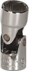 Proto - 9/16", 3/8" Drive, Standard Hand Socket - 6 Points, 1-27/32" OAL, Alloy Steel, Chrome Finish - Apex Tool & Supply