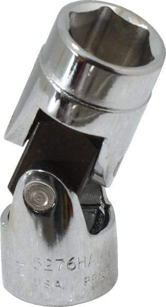 Proto - 3/8" Drive, Standard Hand Socket - 6 Points, 1-27/32" OAL, Alloy Steel, Chrome Finish - Apex Tool & Supply