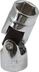 Proto - 3/8" Drive, Standard Hand Socket - 6 Points, 1-27/32" OAL, Alloy Steel, Chrome Finish - Apex Tool & Supply