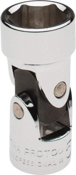 Proto - 5/8", 3/8" Drive, Standard Hand Socket - 6 Points, 1-27/32" OAL, Alloy Steel, Chrome Finish - Apex Tool & Supply