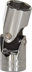 Proto - 3/8" Drive, Standard Hand Socket - 6 Points, 1-27/32" OAL, Alloy Steel, Chrome Finish - Apex Tool & Supply