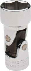Proto - 11/16", 3/8" Drive, Standard Hand Socket - 6 Points, 2" OAL, Alloy Steel, Chrome Finish - Apex Tool & Supply