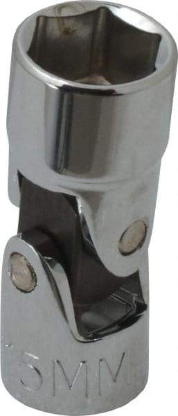 Proto - 3/8" Drive, Standard Hand Socket - 6 Points, 2" OAL, Alloy Steel, Chrome Finish - Apex Tool & Supply