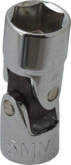 Proto - 3/8" Drive, Standard Hand Socket - 6 Points, 2" OAL, Alloy Steel, Chrome Finish - Apex Tool & Supply