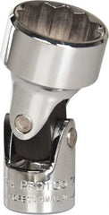 Proto - 3/4", 3/8" Drive, Standard Hand Socket - 12 Points, 2" OAL, Alloy Steel, Chrome Finish - Apex Tool & Supply
