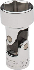 Proto - 3/4", 3/8" Drive, Standard Hand Socket - 6 Points, 2" OAL, Alloy Steel, Chrome Finish - Apex Tool & Supply