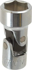 Proto - 3/8" Drive, Standard Hand Socket - 6 Points, 2" OAL, Alloy Steel, Chrome Finish - Apex Tool & Supply