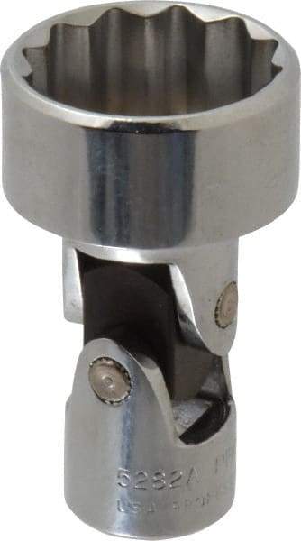 Proto - 15/16", 3/8" Drive, Standard Hand Socket - 12 Points, 2-3/32" OAL, Alloy Steel, Chrome Finish - Apex Tool & Supply
