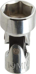 Proto - 3/8" Drive, Standard Hand Socket - 6 Points, 2" OAL, Alloy Steel, Chrome Finish - Apex Tool & Supply