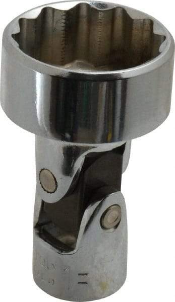 Proto - 1", 3/8" Drive, Standard Hand Socket - 12 Points, 2-3/32" OAL, Alloy Steel, Chrome Finish - Apex Tool & Supply