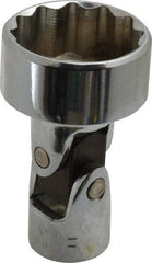 Proto - 1", 3/8" Drive, Standard Hand Socket - 12 Points, 2-3/32" OAL, Alloy Steel, Chrome Finish - Apex Tool & Supply