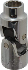 Proto - 1/2", 1/2" Drive, Standard Hand Socket - 12 Points, 2-13/32" OAL, Alloy Steel, Chrome Finish - Apex Tool & Supply