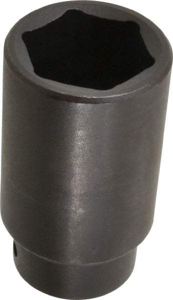Proto - 1/2" Drive 35mm Deep Impact Socket - 6 Points, 3-1/2" OAL - Apex Tool & Supply