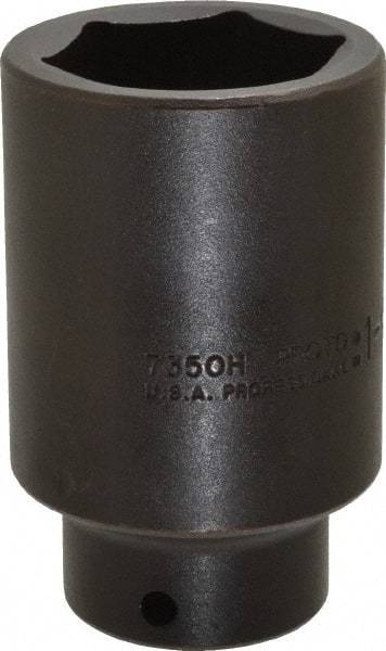 Proto - 1/2" Drive 1-9/16" Deep Impact Socket - 6 Points, 3-1/2" OAL - Apex Tool & Supply