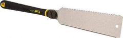 Stanley - 10" Steel Blade Double Edge Pull Saw - ErgonomicGlass-Filled Nylon, ABS, TPE Handle with Cushion Grip, 23-1/2" OAL - Apex Tool & Supply