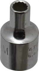 Proto - 1/4" Drive, Standard Hand Socket - 12 Points, 7/8" OAL, Alloy Steel, Chrome Finish - Apex Tool & Supply