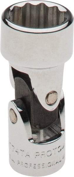 Proto - 7/16", 1/4" Drive, Standard Hand Socket - 12 Points, 1-13/32" OAL, Alloy Steel, Chrome Finish - Apex Tool & Supply