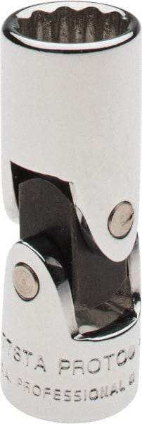 Proto - 11/32", 1/4" Drive, Standard Hand Socket - 12 Points, 1-25/64" OAL, Alloy Steel, Chrome Finish - Apex Tool & Supply