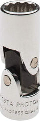 Proto - 11/32", 1/4" Drive, Standard Hand Socket - 12 Points, 1-25/64" OAL, Alloy Steel, Chrome Finish - Apex Tool & Supply