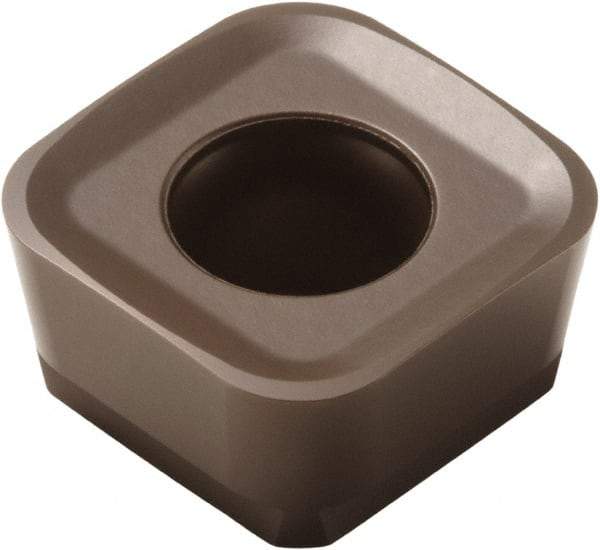Seco - SCET120630 MD16 Grade T350M Carbide Milling Insert - TiCN/Al2O3 Finish, 1/4" Thick, 1/2" Inscribed Circle, 0.118" Corner Radius - Apex Tool & Supply