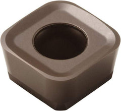 Seco - SCET120630 MD16 Grade T350M Carbide Milling Insert - TiCN/Al2O3 Finish, 1/4" Thick, 1/2" Inscribed Circle, 0.118" Corner Radius - Apex Tool & Supply