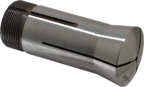 Lyndex - 7/64 Inch 5C Round Collet - 3.27 Inch Overall Length, 1.041-24 Internal Thread Size, Steel, 0.0007 Inch TIR - Exact Industrial Supply