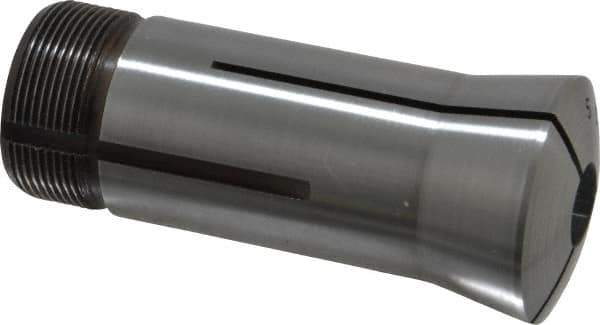 Lyndex - 31/64 Inch 5C Round Collet - 3.27 Inch Overall Length, 1.041-24 Internal Thread Size, Steel, 0.0011 Inch TIR - Exact Industrial Supply