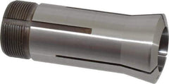 Lyndex - 15/16 Inch 5C Round Collet - 3.27 Inch Overall Length, 1.041-24 Internal Thread Size, Steel, 0.0011 Inch TIR - Exact Industrial Supply
