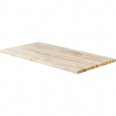 Made in USA - Maple Comfort Edge Workbench & Workstation Work Bench Top - Use with Edsal Workbenches - Apex Tool & Supply