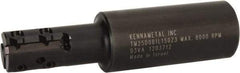 Kennametal - 0.81" Cut Diam, 1-1/2" Max Depth of Cut, 1" Shank Diam, Internal/External Indexable Thread Mill - Insert Style TM25.., 3 Inserts, Toolholder Style TM, 3.9" OAL - Apex Tool & Supply