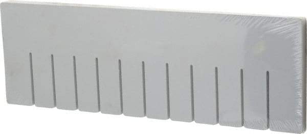 Quantum Storage - 17.4" Wide x 6" High, Gray Bin Divider - Use with DG93060 - Apex Tool & Supply