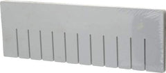 Quantum Storage - 17.4" Wide x 6" High, Gray Bin Divider - Use with DG93060 - Apex Tool & Supply