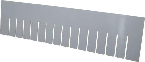 Quantum Storage - 22.4" Wide x 6" High, Gray Bin Divider - Use with DG93060 - Apex Tool & Supply