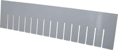 Quantum Storage - 22.4" Wide x 6" High, Gray Bin Divider - Use with DG93060 - Apex Tool & Supply