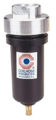 Coilhose Pneumatics - Filter Mechanical Drain with Poly Bowl & Plastic Guard - 5-3/4" High x 2-1/8" Wide, For Use with Compressor Tanks, Filters, Drop Legs, Coolers & Dryers - Apex Tool & Supply