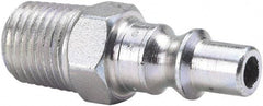 Coilhose Pneumatics - 3/4 Male NPT Industrial Pneumatic Hose Connector - Plated Steel, 3/4" Body Diam - Apex Tool & Supply